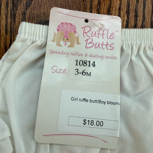 NEW Ruffle Butts Ruffled Bloomers 3-6 Months - Picture 3 of 4
